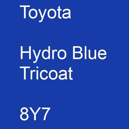 Toyota, Hydro Blue Tricoat, 8Y7.